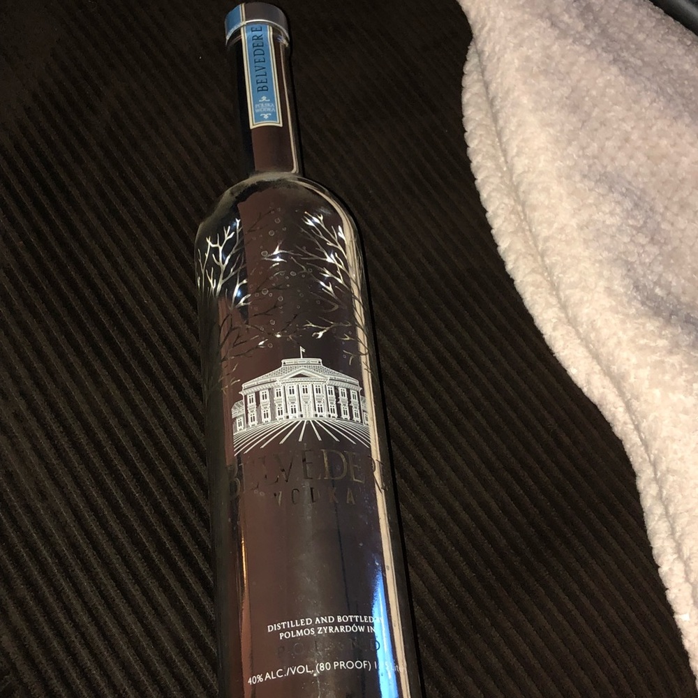 Belvedere vodka bottle